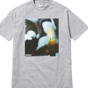 supreme candle tee in gray